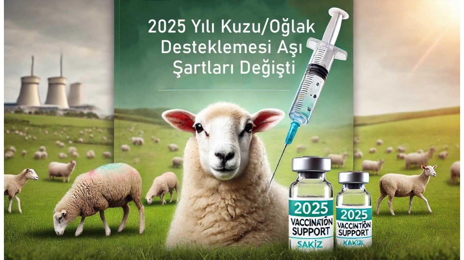 2025 Yılı Kuzu/Oğlak Desteklemesi Aşı Şartları Değişti
